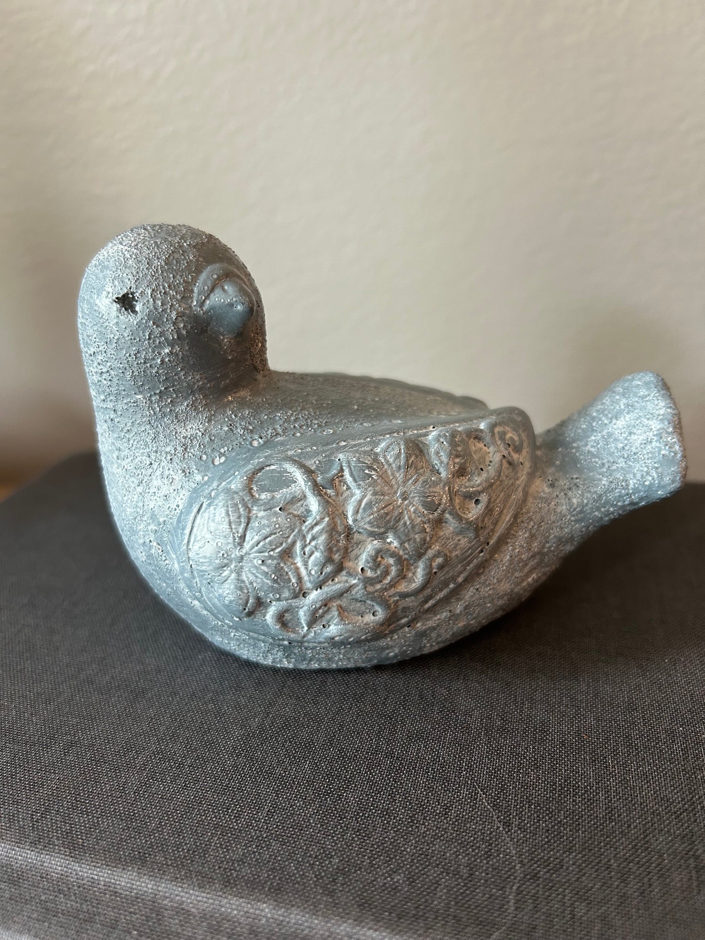 Hand Painted Terracotta Bird