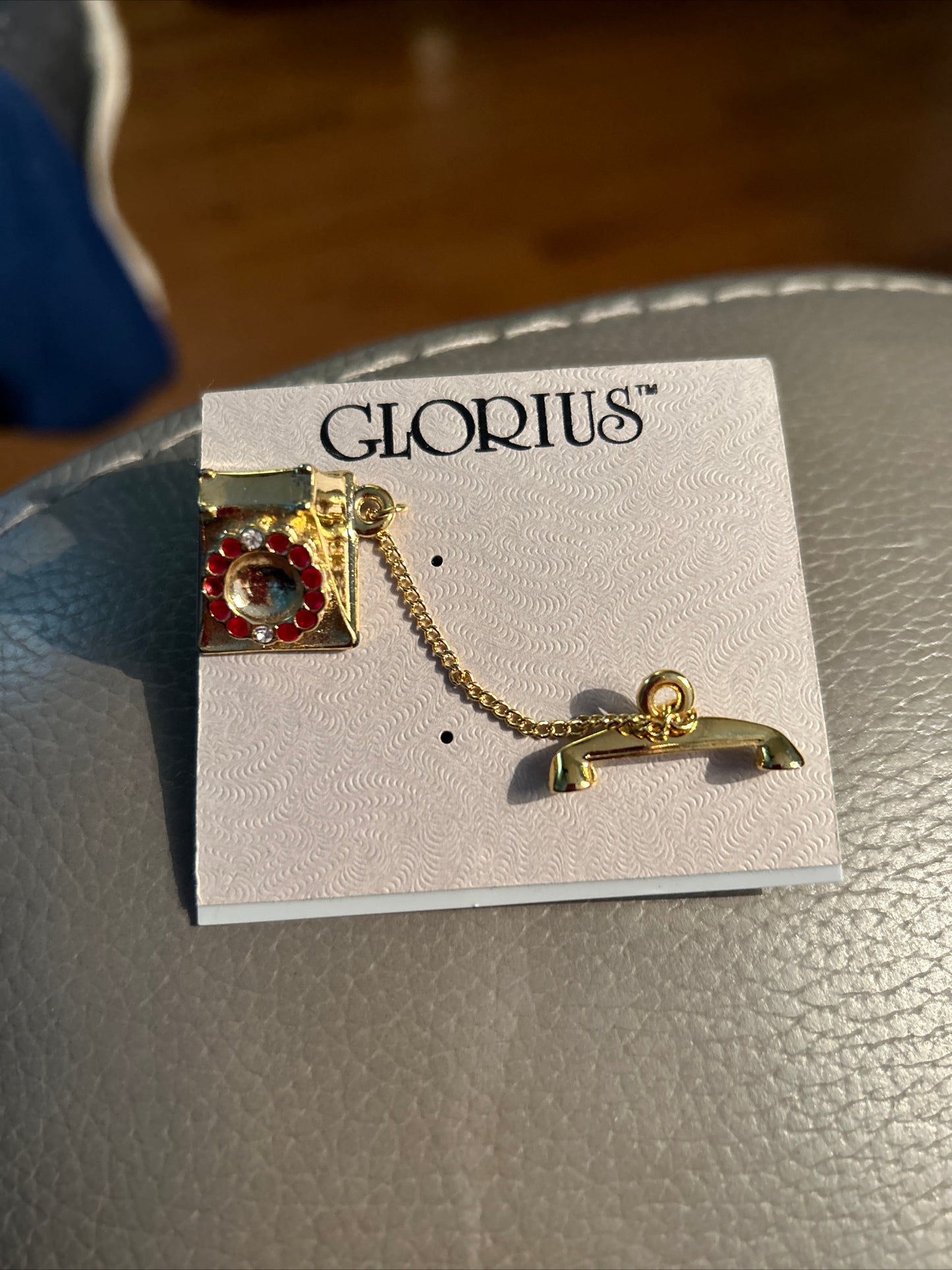 Retro Rotary Dial Telephone Pin-Glorius