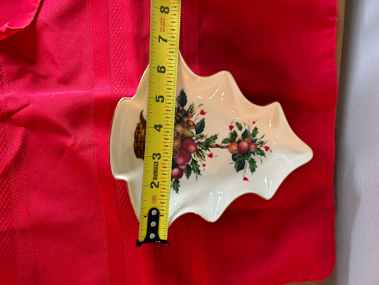 Lenox - Holiday Tarten - Christmas Tree Candy Dish Dimension Collection