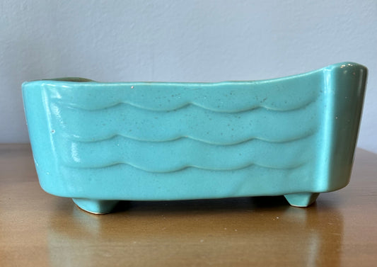 VINTAGE MID CENTURY USA UP 261 PLANTER Rare Turquoise Color