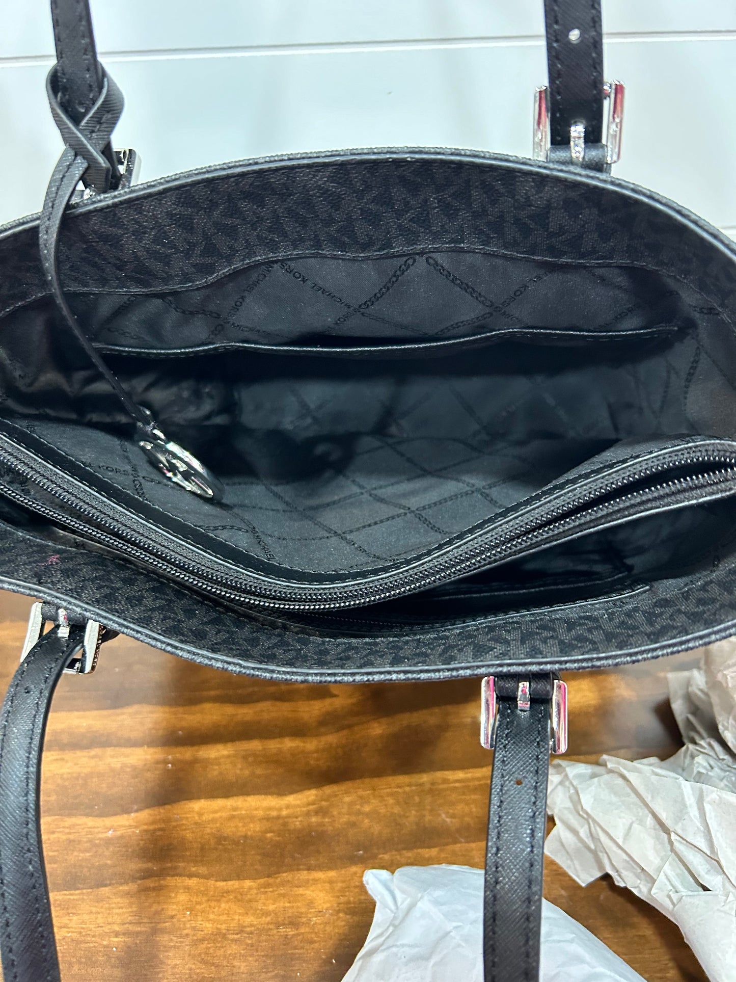 Michael Kors Black Tote -  Excellent condition. Black strap