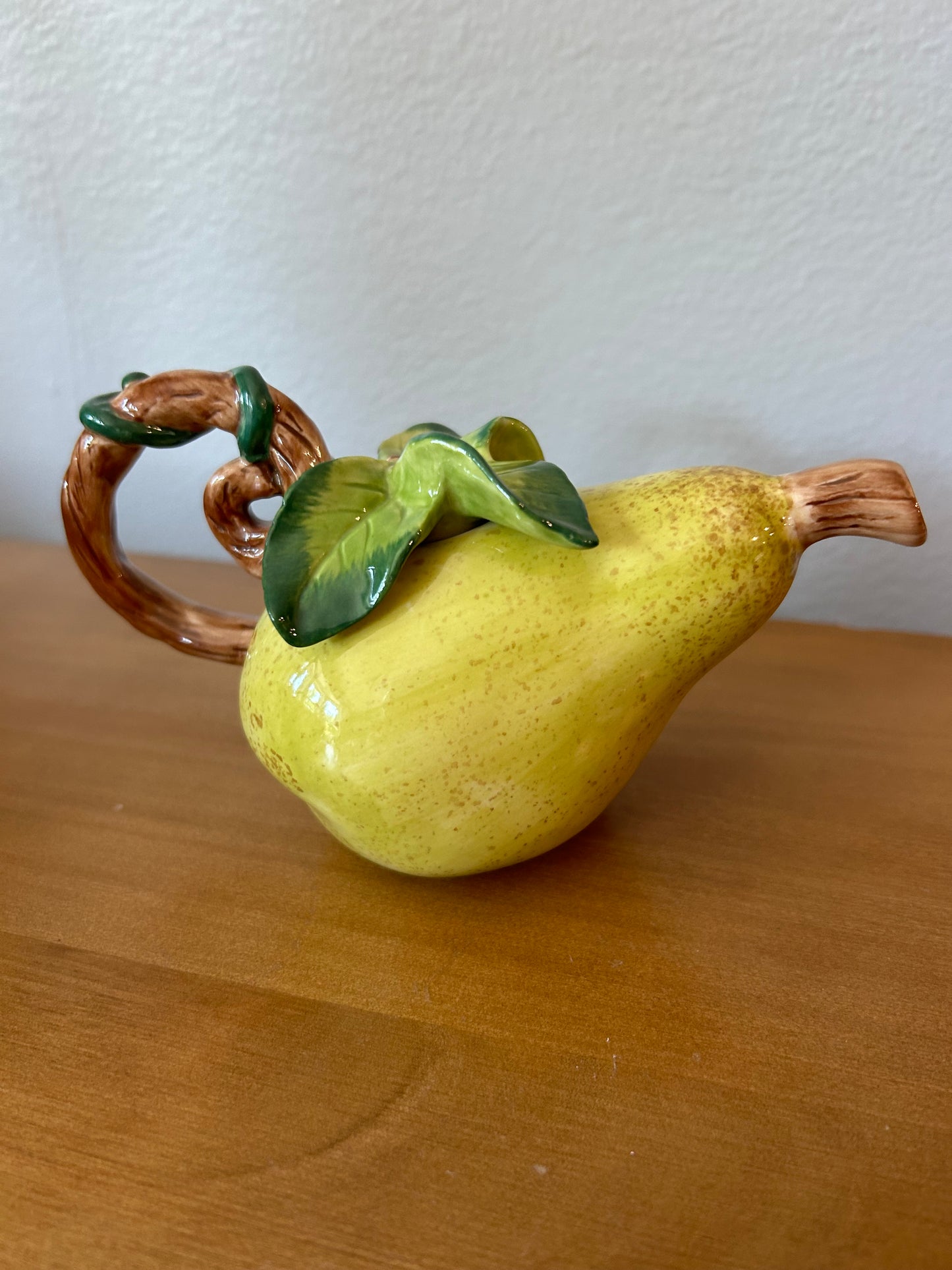 Fitz And Floyd Pear Shaped Miniature Teapot Gift Gallery 5.75"L 2.5"W 2.5"H