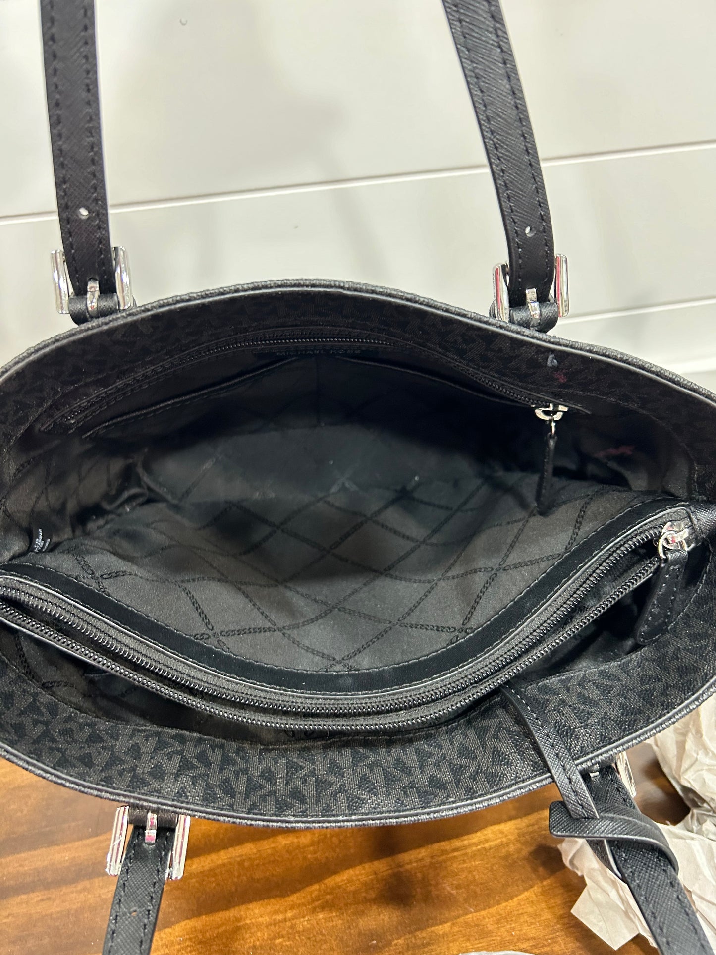 Michael Kors Black Tote -  Excellent condition. Black strap