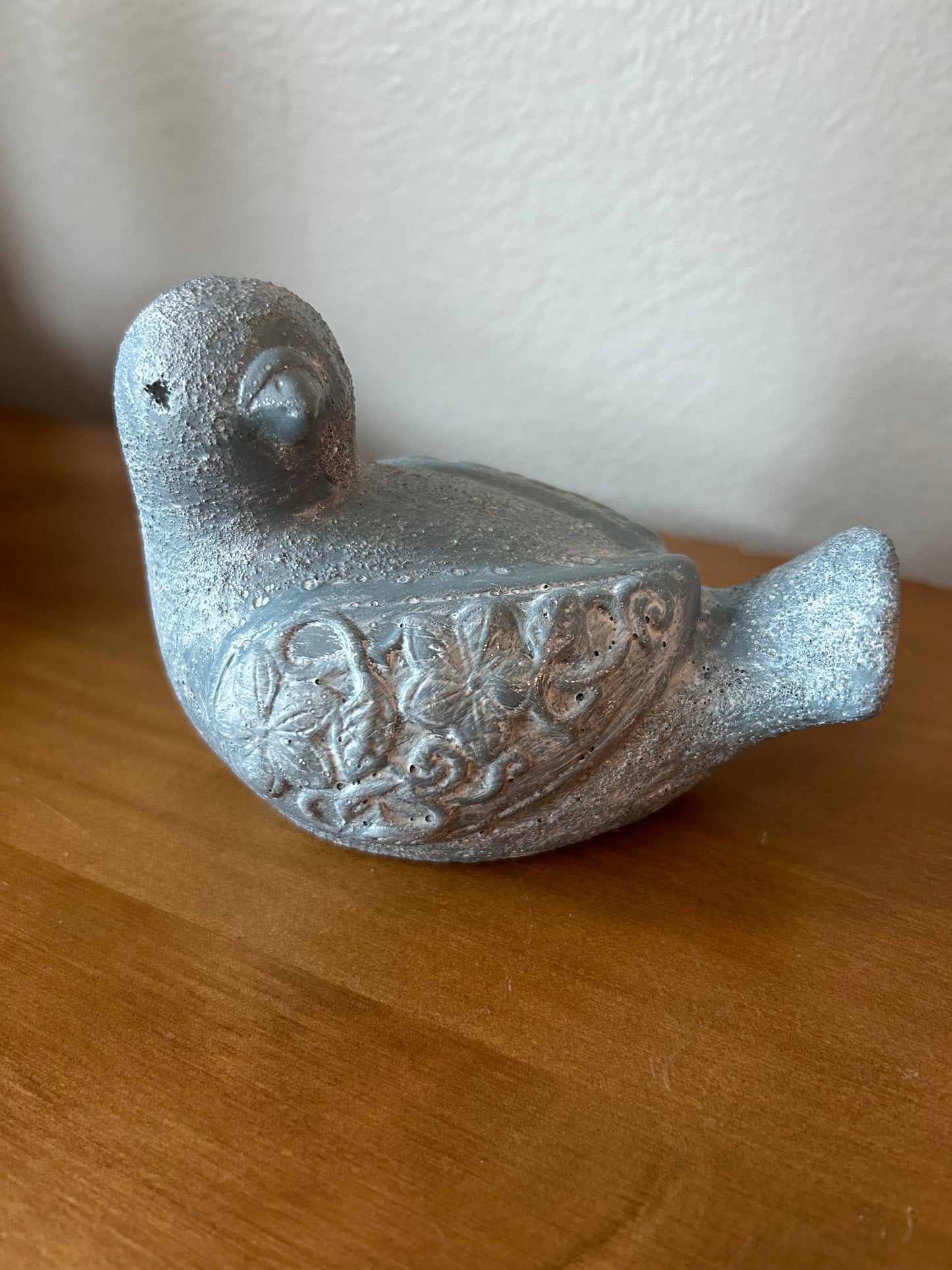 Hand Painted Terracotta Bird